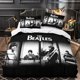 thumbnail image 3 of The Beatles Bedding Set Rock 'n' Roll Pieces Print D Microfiber Duvet Cover Rock Band with Pillowcases Single（, 3 of 3