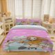 thumbnail image 1 of 3pcs Sweet Interaction Under Romantic Cherry Blossoms Pattern Bedding Set Soft And Comfortable Bedding Set Suitable for All Seasons, 1 of 5