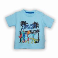 Polera Bebe Niño Celeste Pillin