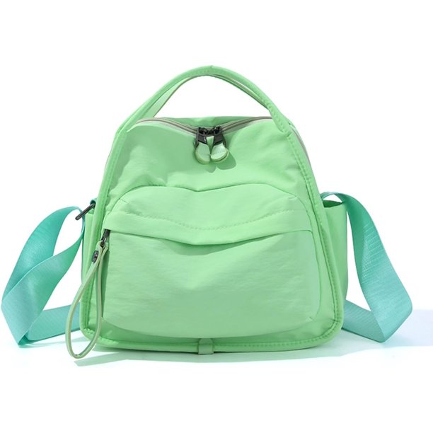 Bolso bandolera nylon ligero impermeable hombro monedero multibolsillo viaje ajustable correa