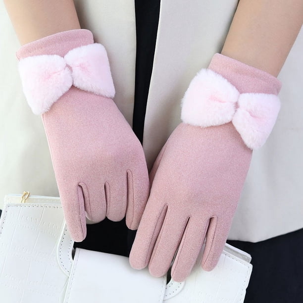 Women's Winter Fleece Gloves: Warm & Windproof - Perfect for Chilly Days!