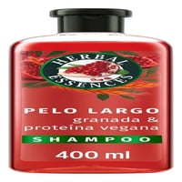 Shampoo Pelo Largo Granada Y Proteína Vegana 400 Ml Herbal Essences