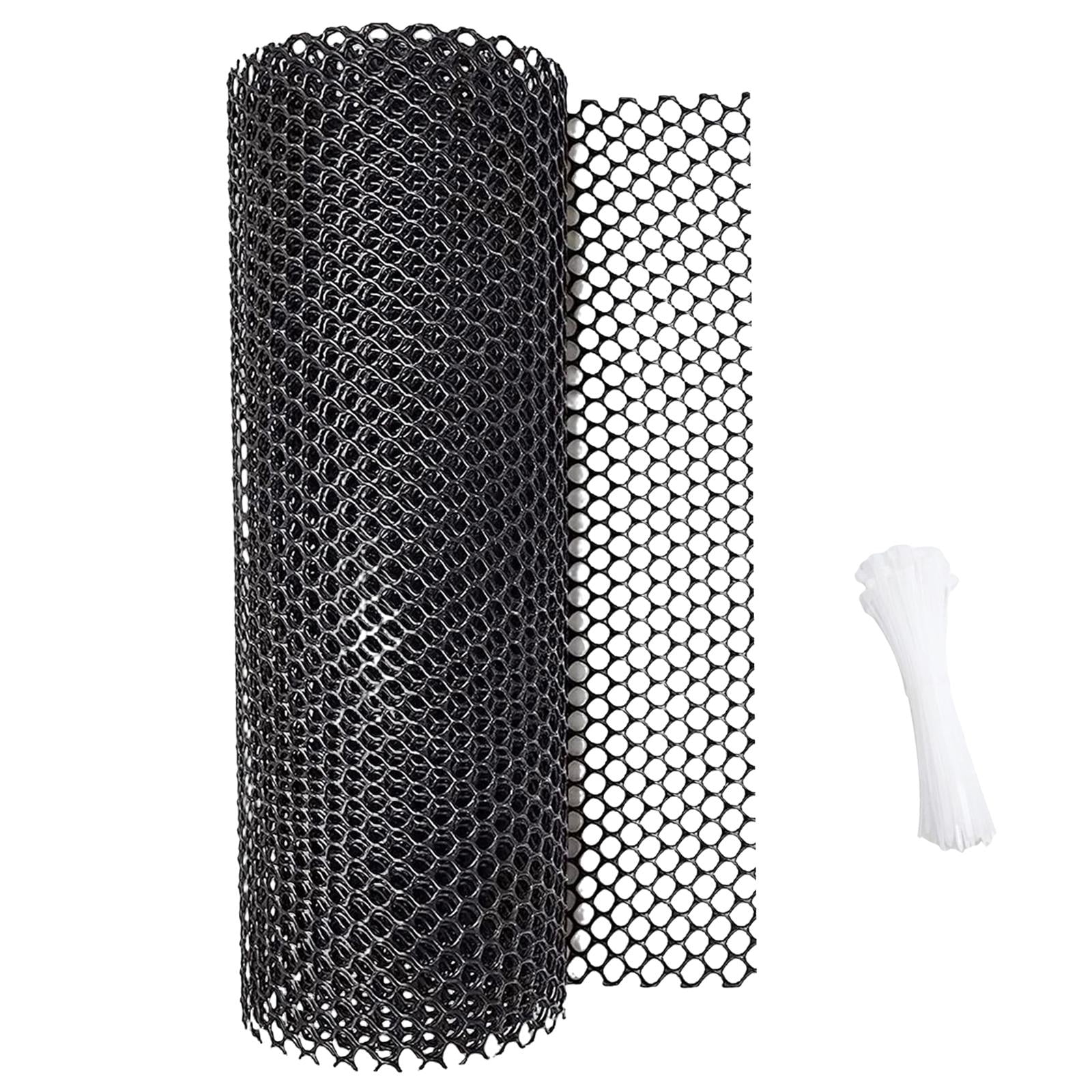 Magideal - Malla De Alambre De Pollo De Plástico Malla Floral Hexagonal Malla De Protección Decorativa Artesanía Reutilizable Para Jardín Al Aire Libre Negro
