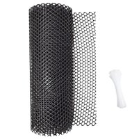 Magideal - Malla De Alambre De Pollo De Plástico Malla Floral Hexagonal Malla De Protección Decorativa Artesanía Reutilizable Para Jardín Al Aire Libre Negro