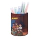 thumbnail image 1 of Isla del Drama Total-theme Cylinder Pen Holder Pencil Organizer with Flannel Lining PVC Leather Material Cardboard Base for study work 10*8CM, 1 of 6