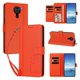 thumbnail image 2 of Funda Cartera Trébol para Xiaomi Redmi Note 9 4G con Ranuras Tarjetas y Carga Inalámbrica Naranja, 2 of 6