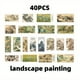 thumbnail image 5 of 40pcs Vintage Chinese Style Writing Stickers - Perfect for DIY Decor, Journaling, Scrapbooking & Planning!, 5 of 5
