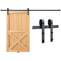 Kit De Herrajes Para Puertas Corredizas De Granero Vevor, Carga De 8 Pies Y 150 Kg