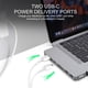 thumbnail image 5 of Adaptador USB C Hub HyperDrive Mac multipuerto para MacBook, gris, 5 of 7