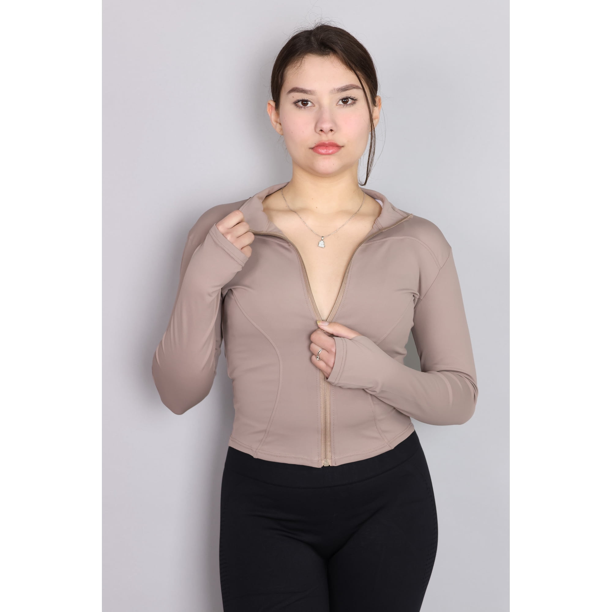 Flix Spa - Chaqueta Fitness Mujer Cierre Frontal Ajustada