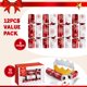 thumbnail image 2 of Joyin para fiesta de Navidad, paquete de 12 unidades, antideslizantes, rojo y blanco, 2 of 9