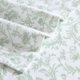 thumbnail image 3 of Juego de Sábanas de Franela Laura Ashley Queen, Algodón Suave, Verde, 3 of 9