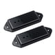 thumbnail image 1 of 1 set pickup cover dog ear single bobina para piezas de guitarra eléctrica black, 1 of 5