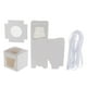 thumbnail image 3 of 12 / SET KRAFT PAPEL PORTE CAJA DE CUBITAKETY BANDA DE BODA Favoritos Gifts Blanco, 3 of 3