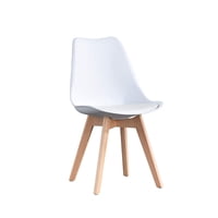 Habita2 Chile - Silla Tulip Ecocuero Blanco