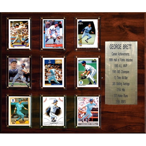 C&I Collectables - Placa C & I, Coleccionables De La Mlb, George Brett, Kansas City Royals