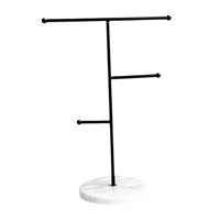 Magideal - Organizador De 3 Capas, Soporte De Exhibición De Pendientes, Soporte De Estante De Exhibición, Soporte De Exhibición De Soporte De Collar De