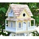 thumbnail image 4 of Casita para pájaros Home Bazaar Cape May Cottage amarilla, 4 of 7