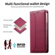 thumbnail image 3 of Funda tipo cartera con bloqueo RFID para Xiaomi 15 cubierta magnética de cuero con tapa y soporte Rojo, 3 of 6