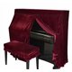 thumbnail image 1 of Funda para piano Omonic universal 118‑131 cm rojo peluche, 1 of 6