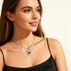 thumbnail image 3 of Collar colgante de amor de amor con piedra de nacimiento Zirconia, regalo de joyería de las mujeres para la Navidad, cumpleaños, aniversario, 3 of 5