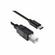 thumbnail image 1 of Cable impresora USB-C a usb-b - 1,8 m. birlink / Negro, 1 of 3
