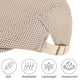 thumbnail image 4 of Boina de malla para hombre y mujer, boina de primavera y verano, transpirable, gorra delantera, gorra de malla de alambre para hombre, 4 of 5