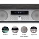 thumbnail image 2 of Radio despertador con reproductor de CD Crosley CR3501A-BK Fleetwood, 2 of 9