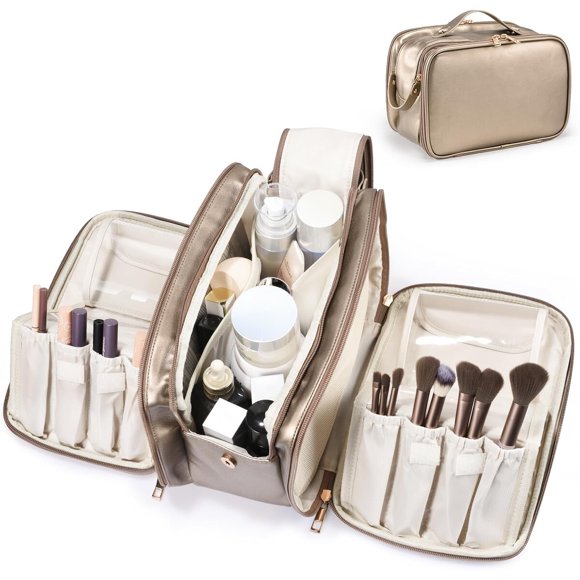 Neceser 27x17x18 Cm Pu Impermeable Gran Capacidad