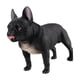 thumbnail image 1 of Estatua De Perros Figurine House -Harming Dormitorio Estantería Simulación Modelo Adorno Negro Bulldog Francés, 1 of 5
