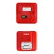 thumbnail image 2 of Alarma de incendio QWORK WD8912, 12/24 V DC, con cable, sonido y luz, paquete de 2, 2 of 8
