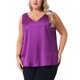 thumbnail image 1 of Agnes Orinda Conjuntos de Halloween para Mujeres Tallas Grandes Escuela Colegio Seda Satén Tops de Tirantes Cuello en V Casual Blusas sin Mangas Básico Camiseta de Tirantes Verano 4X Púrpura, 1 of 6