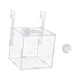 thumbnail image 4 of Caja de aislamiento para acuario, soporte para cría de peces, accesorios transparentes multifunción para acuario, Fly Liver Guppy, alevines para recié 15x15x15cm y gancho, 4 of 5