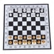 thumbnail image 3 of Juego De Tablero De Ajedrez Internacional De 32 Piezas, Tablero De Ajedrez Magnético Plegable, Juguete De Regalo L, Oro, Plata, 3 of 5
