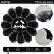 thumbnail image 2 of Alfombra de baño Shovagy Trippy Happy Face Gothic Skull 60 x 90 cm, 2 of 6