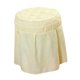 thumbnail image 2 of Salón De Belleza Cubierta De Silla Redonda Cubierta Elástica Para El Hogar Spa Dormitorio Crema Blanco, 2 of 5