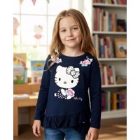 Polera Niña Hello Kitty Azul 3