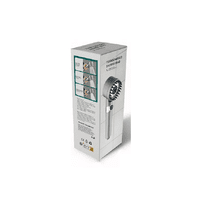 Genérico - Rociador De Ducha + Manguera 1.5M, Regadera Alta Presión Negra