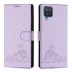 thumbnail image 5 of Funda tipo cartera FOXDOCK para Samsung Galaxy A12 5G/M12 con soporte, ranuras, RFID, diseño de gato, 5 of 5