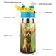thumbnail image 3 of Chihuahua Botella de Agua con Tapa Pop Top de Un Toque, Acero Inoxidable, a Prueba de Fugas, para Deportes, Botella Infantil azul 12 oz, 3 of 6