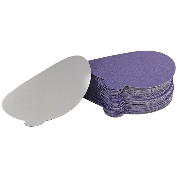 Adhesivo Sandpaper USC Purple Premium con respaldo de película de 6 diámetros, paquete de 50 unidade