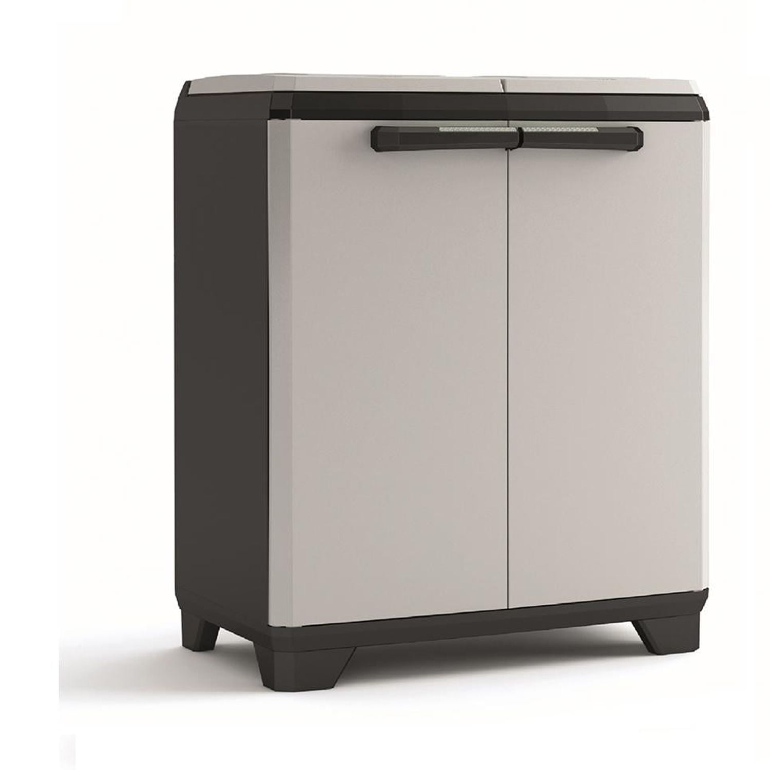 Keter - Gabinete Separador De Residuos Reciclaje Split Premium Beige