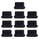thumbnail image 4 of 10 tapones antipolvo USB C tipo C, protectores de puerto de carga de silicona impermeables, accesorios fáciles de usar para dispositivos electrónicos Negro, 4 of 5