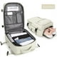 thumbnail image 2 of Mochila Viaje Cabina Avión Impermeable Viral Zapatos USB Blanca, 2 of 5