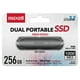 thumbnail image 3 of Disco SSD Externo Maxell 256GB 3.2 Dual USB-C 1000MB/s, 3 of 4