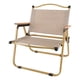 thumbnail image 2 of Silla plegable para acampar, resistente, cómoda, ligera, plegada, práctica, asiento de senderismo para muebles para el hogar, pesca, mochilero, , Caqui Medio, 2 of 5
