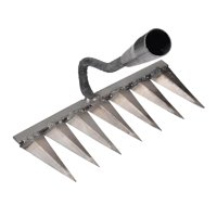 Ioensy - Azada De Jardinería, Arado De Verduras, Granja De Plantación Para Deshierbe, Jardín, 7 Dientes