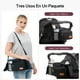 thumbnail image 2 of Momcozy Organizador Universal para Cochecitos - Con Portavasos Térmico, Bolsillo Desmontable para Teléfono y Correa para Hombro, Color Negro, 2 of 8