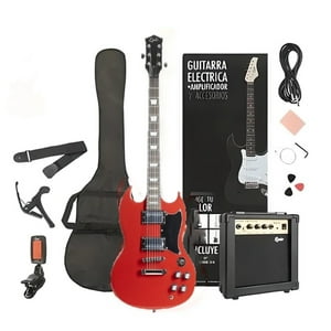 Epic - Pack Guitarra Eléctrica Pro Con Amplificado 10W