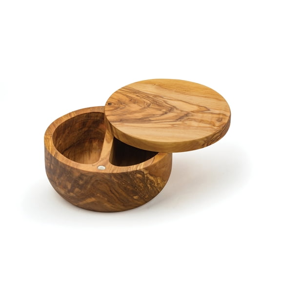 Caja de Sal RSVP International 13 cm de Madera de Olivo